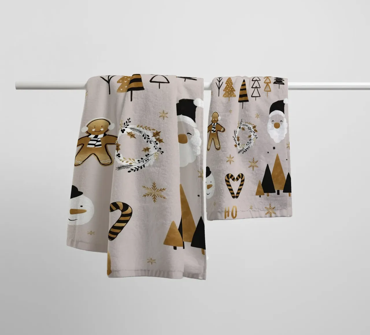 Xmas Winter Trees towel by Orara Studio
