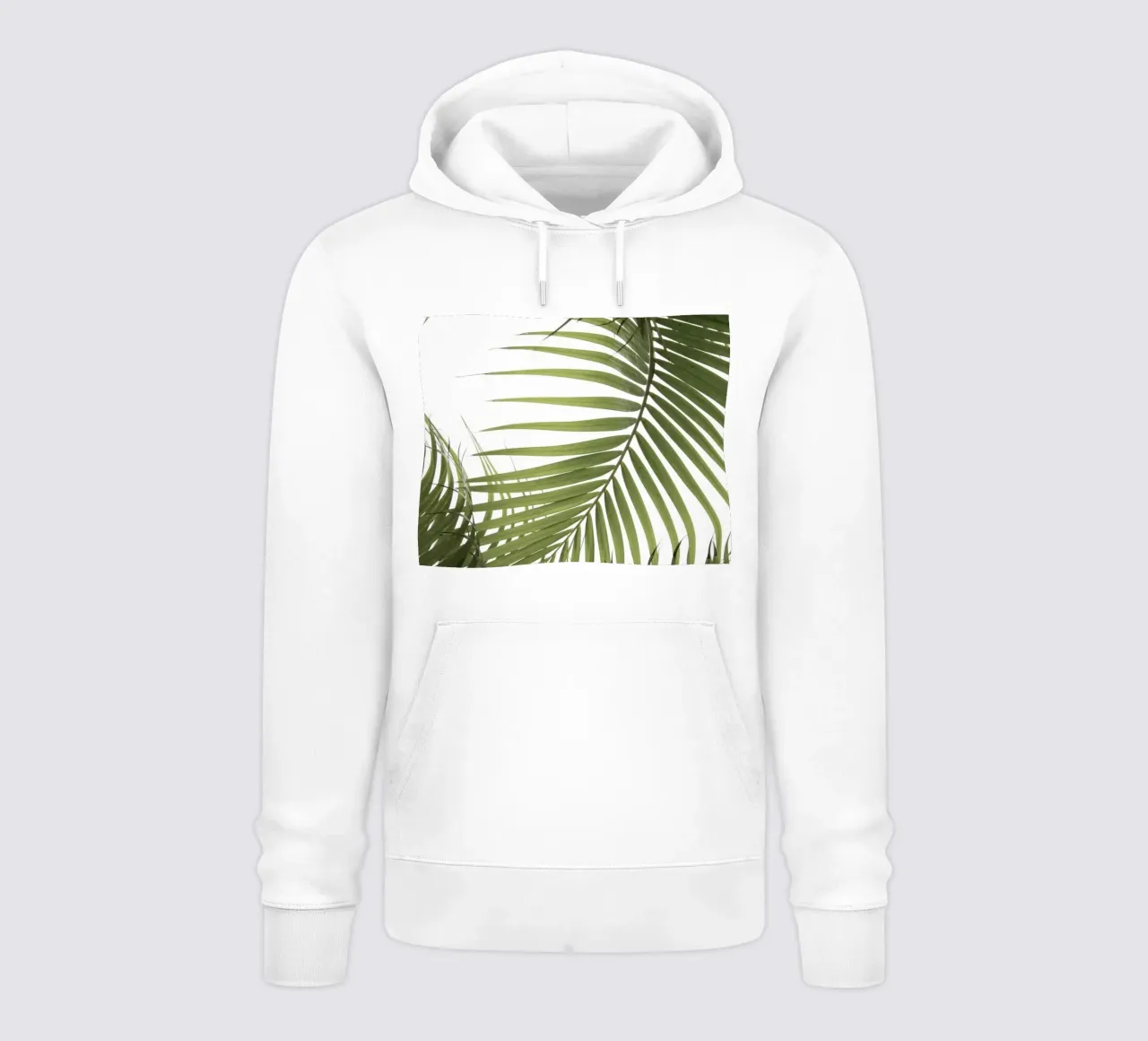 Palm Leaves 01 felpa con cappuccio da amini54