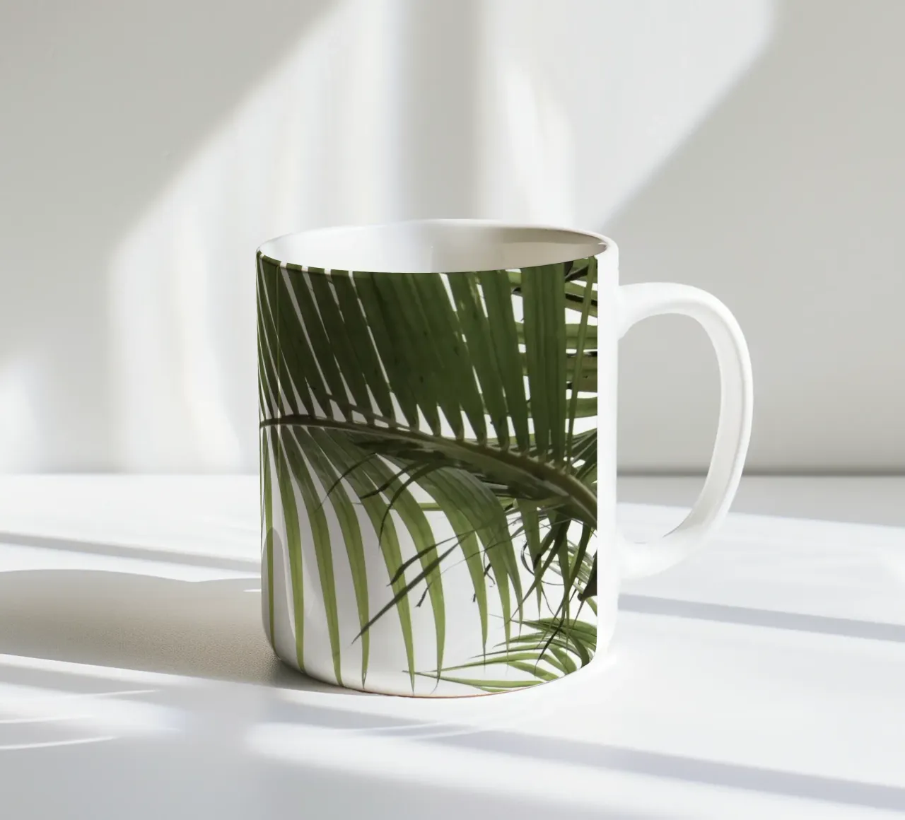 Palm Leaves 01 tazza in ceramica da amini54