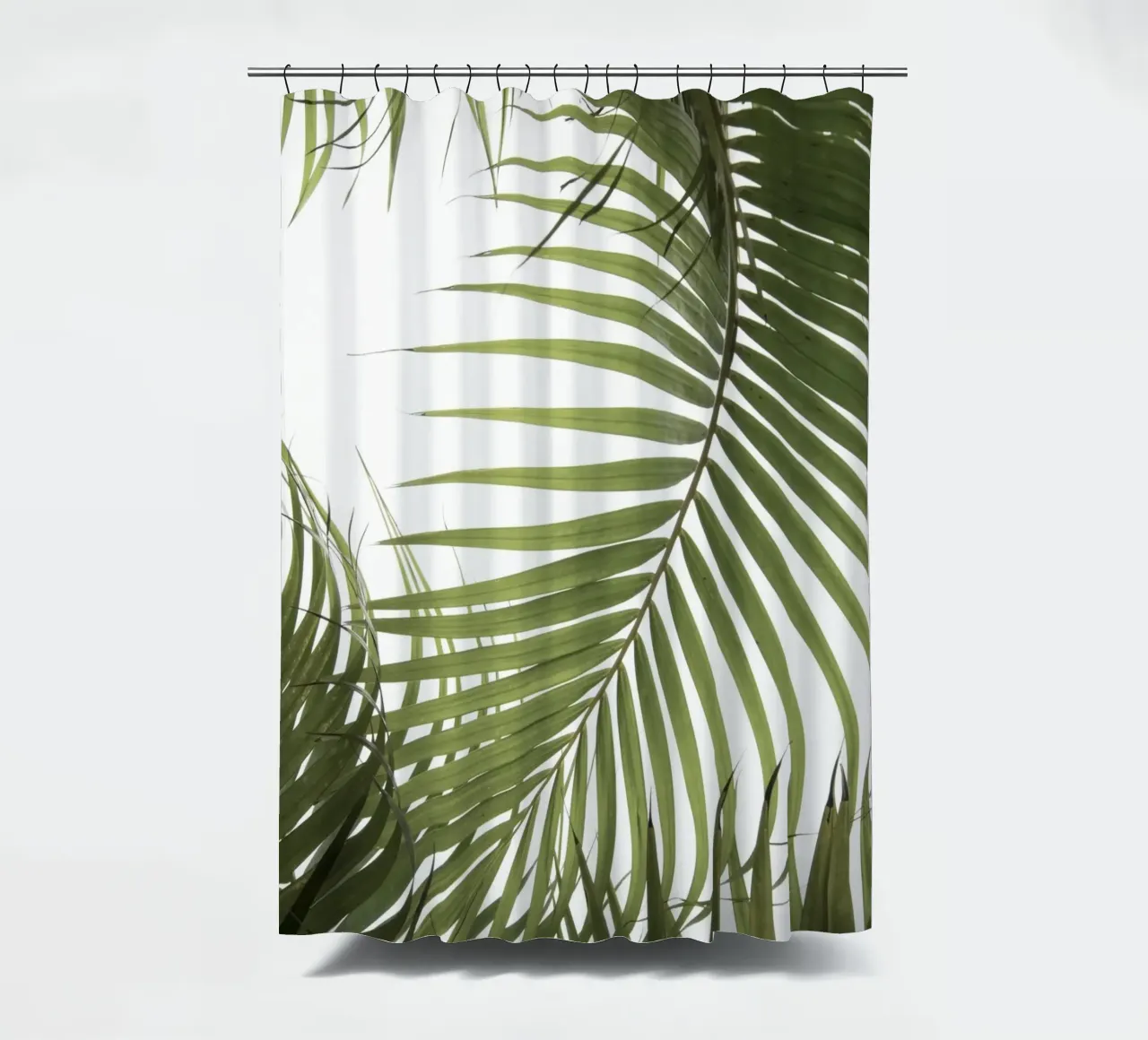 Palm Leaves 01 Duschvorhang von amini54