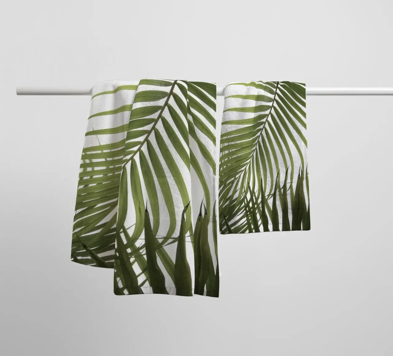Palm Leaves 01 asciugamano da bagno da amini54