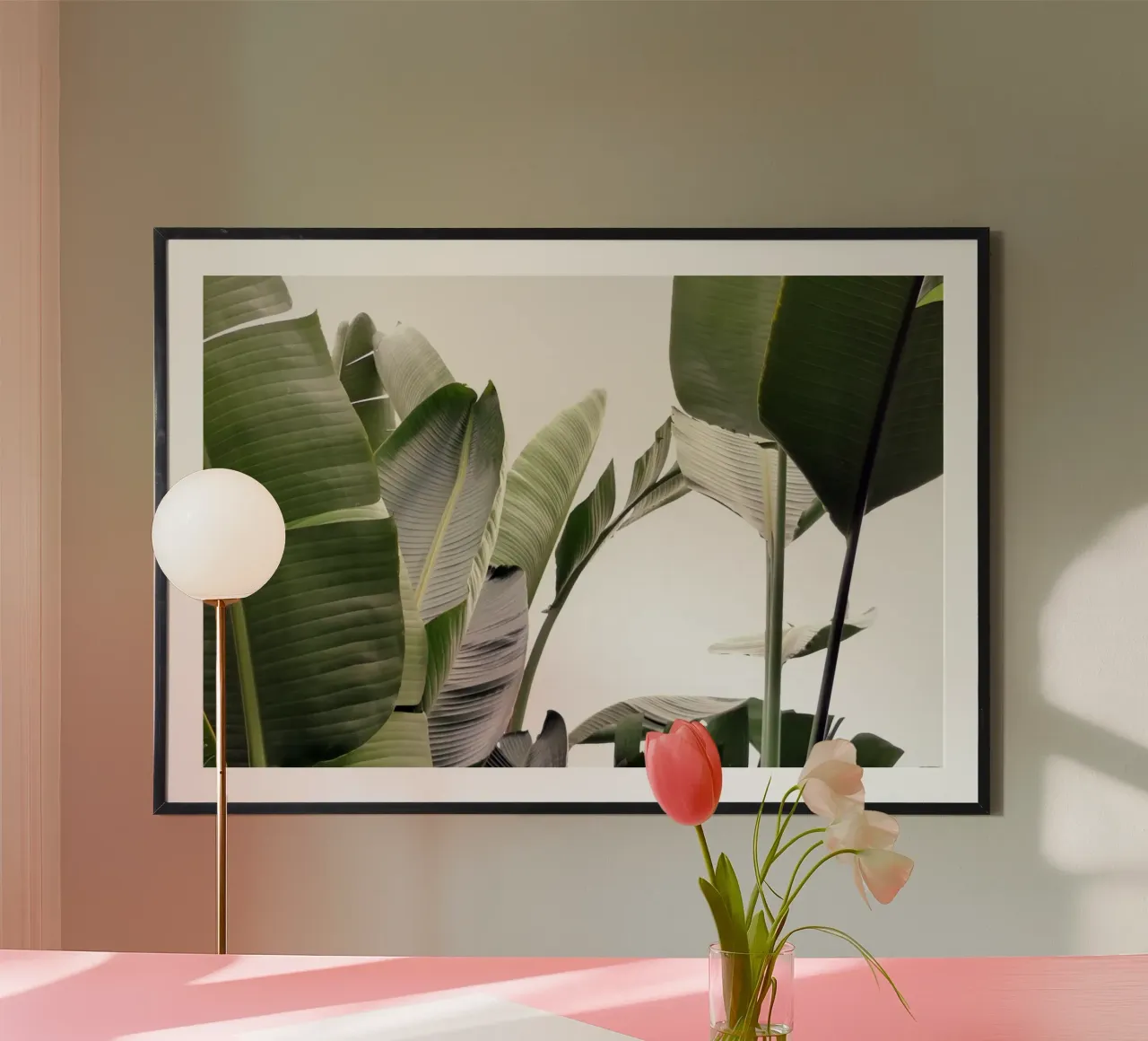 Travellers Palm Leaves 01 hahnemühle by amini54