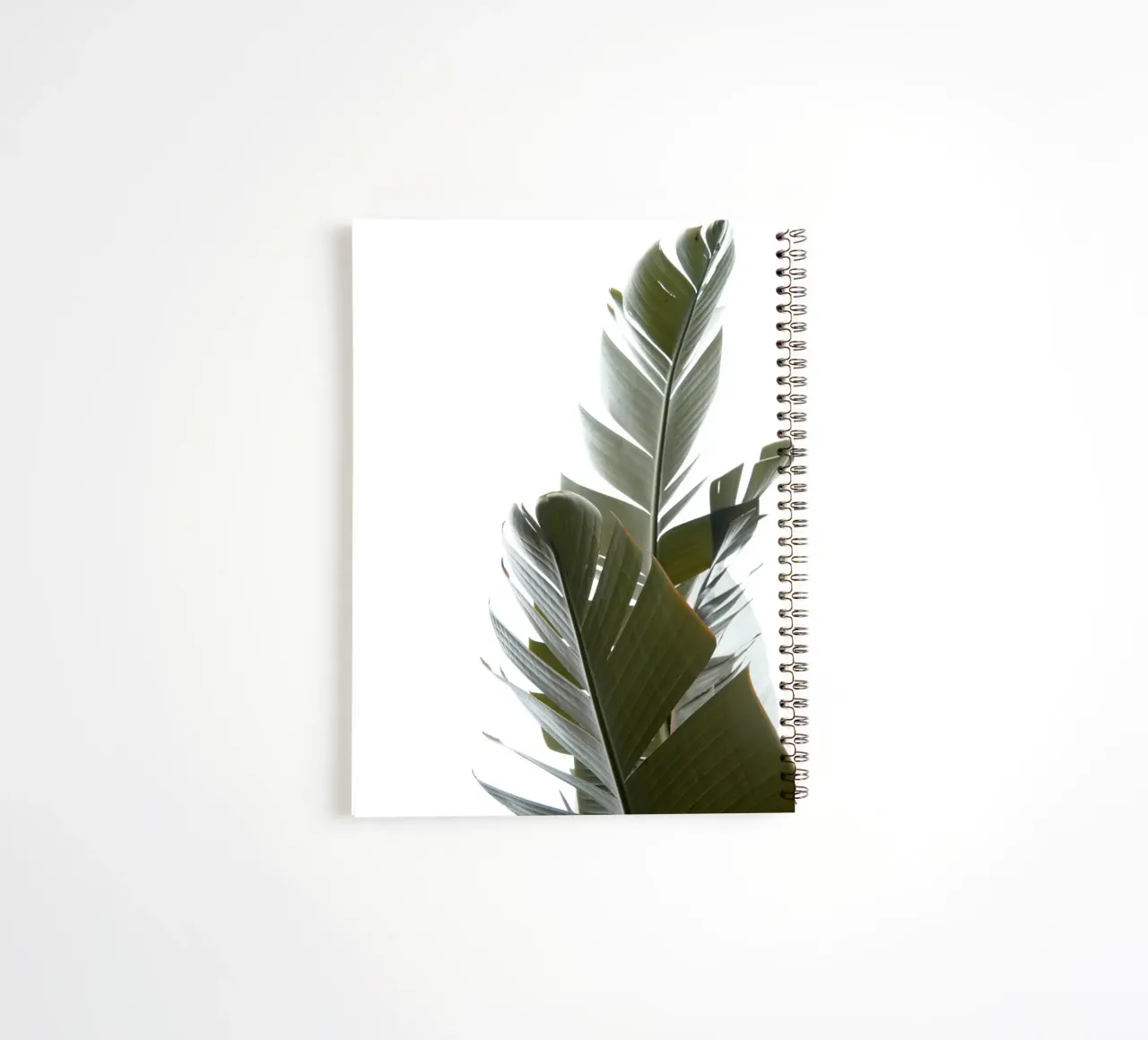 Travellers Palm Leaves 05 spiral notebook by amini54