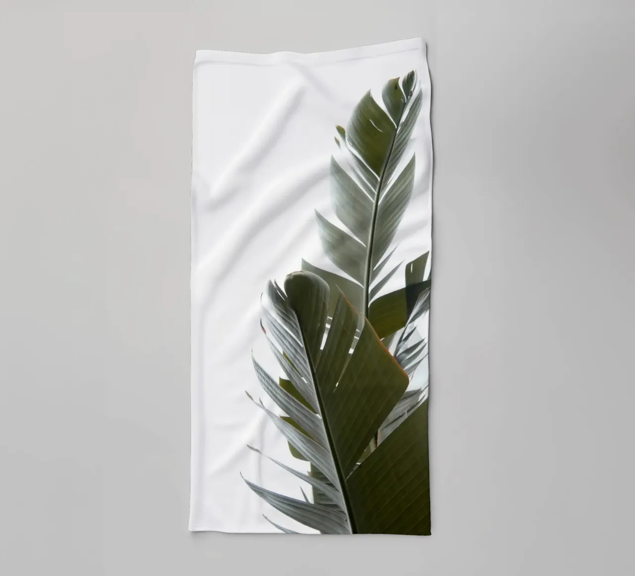 Travellers Palm Leaves 05 towel by amini54
