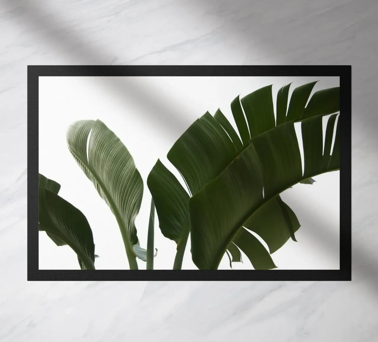 Travellers Palm Leaves 06 doormat by amini54