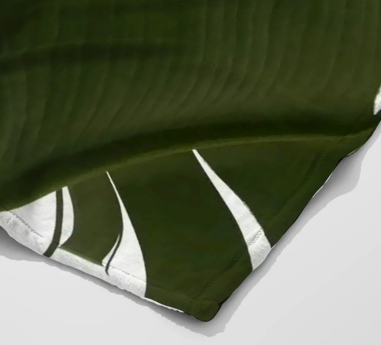 Travellers Palm Leaves 06 fleece blanket by amini54