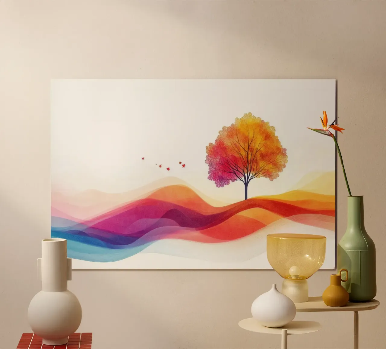 Colourful Landscape 01 poster da Art Unleashed