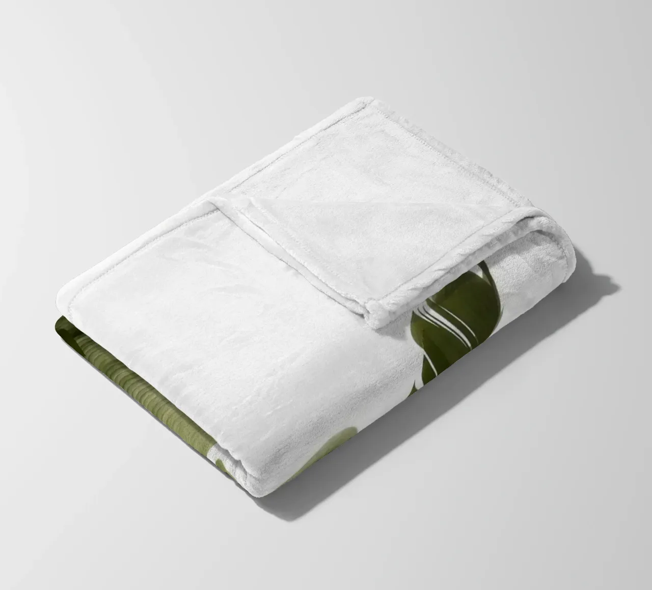 Travellers Palm Leaves 07 fleece blanket by amini54