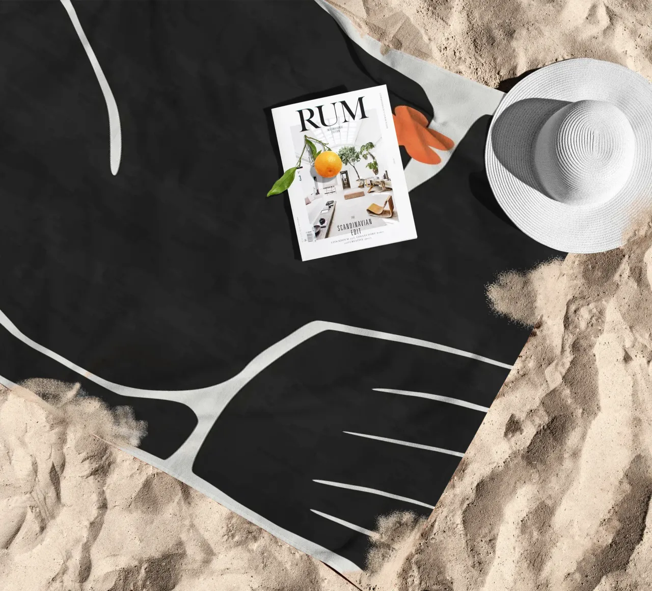 Cactustuin strandhanddoek van amini54