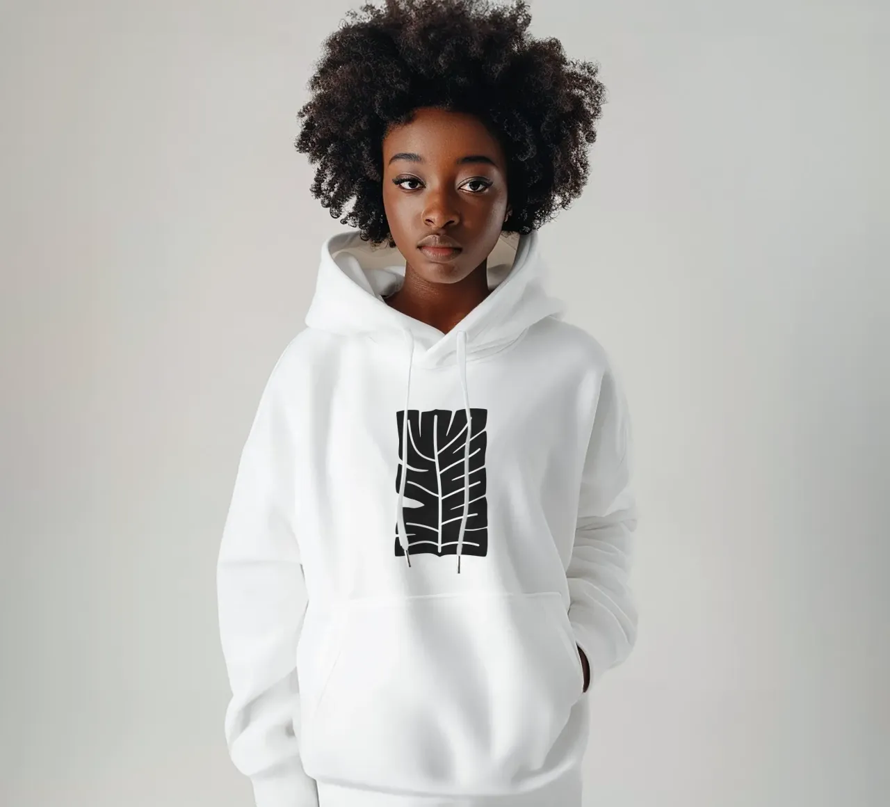 Monstera Leaf hoodie by amini54