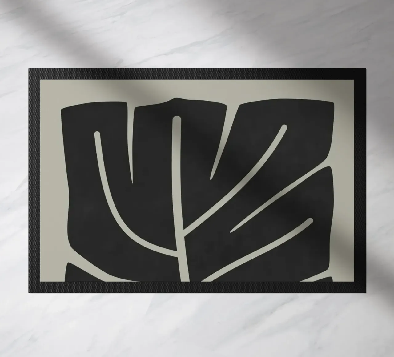 Monstera Leaf doormat by amini54