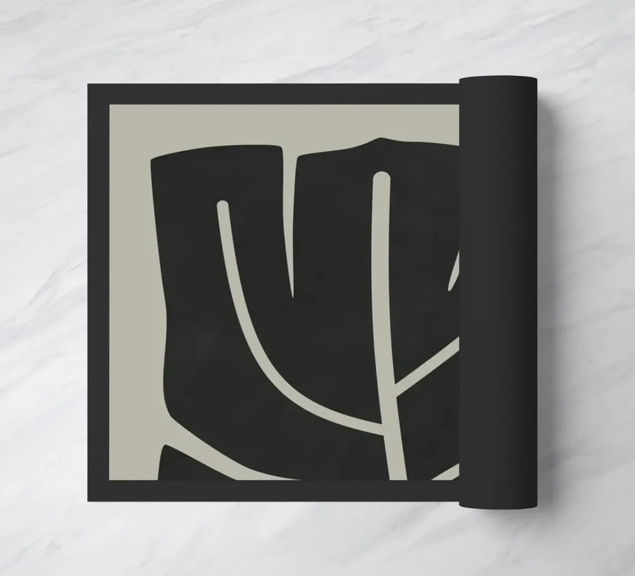 Monstera Leaf doormat by amini54