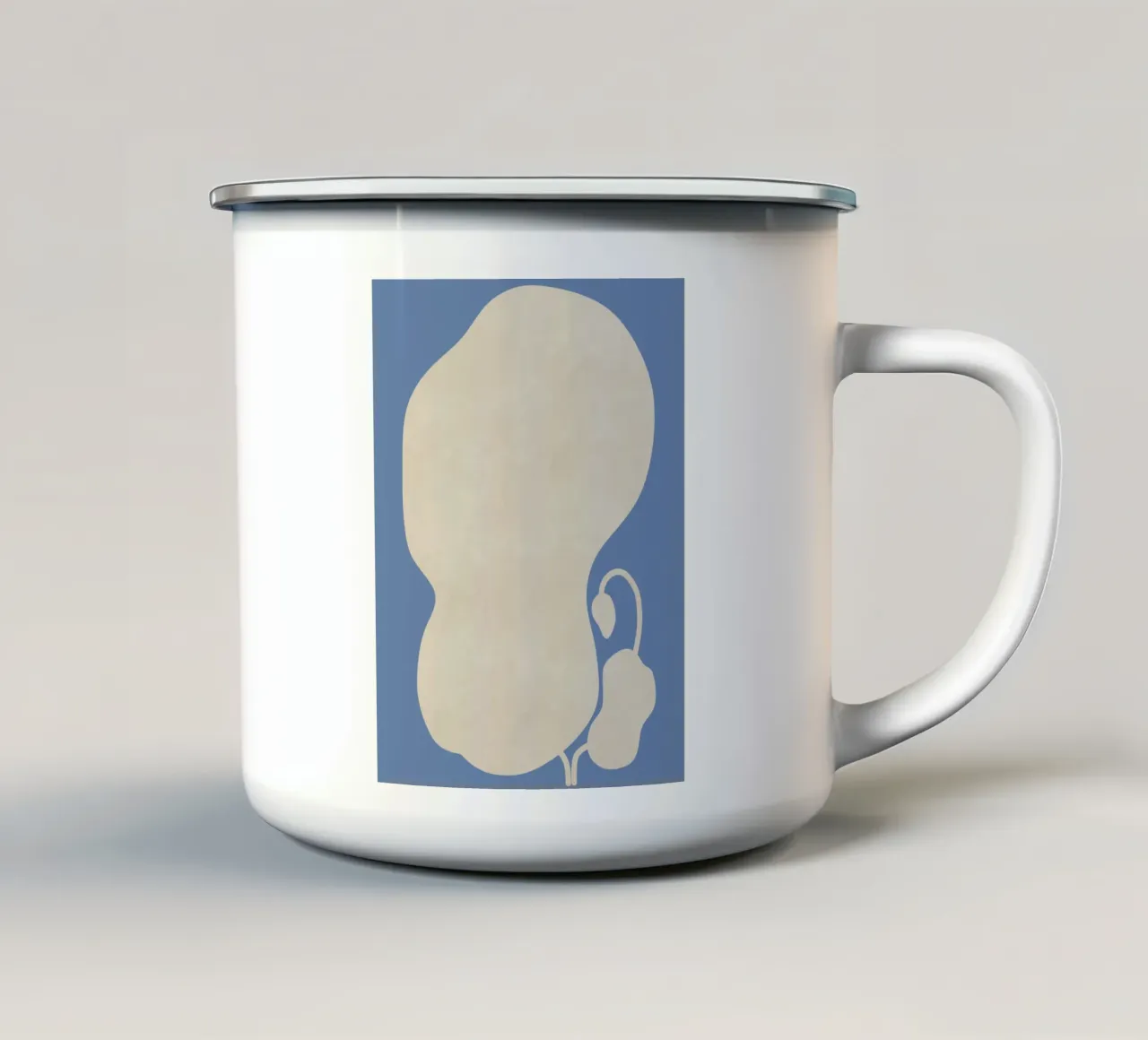 Foglia di loto tazza in smalto da amini54