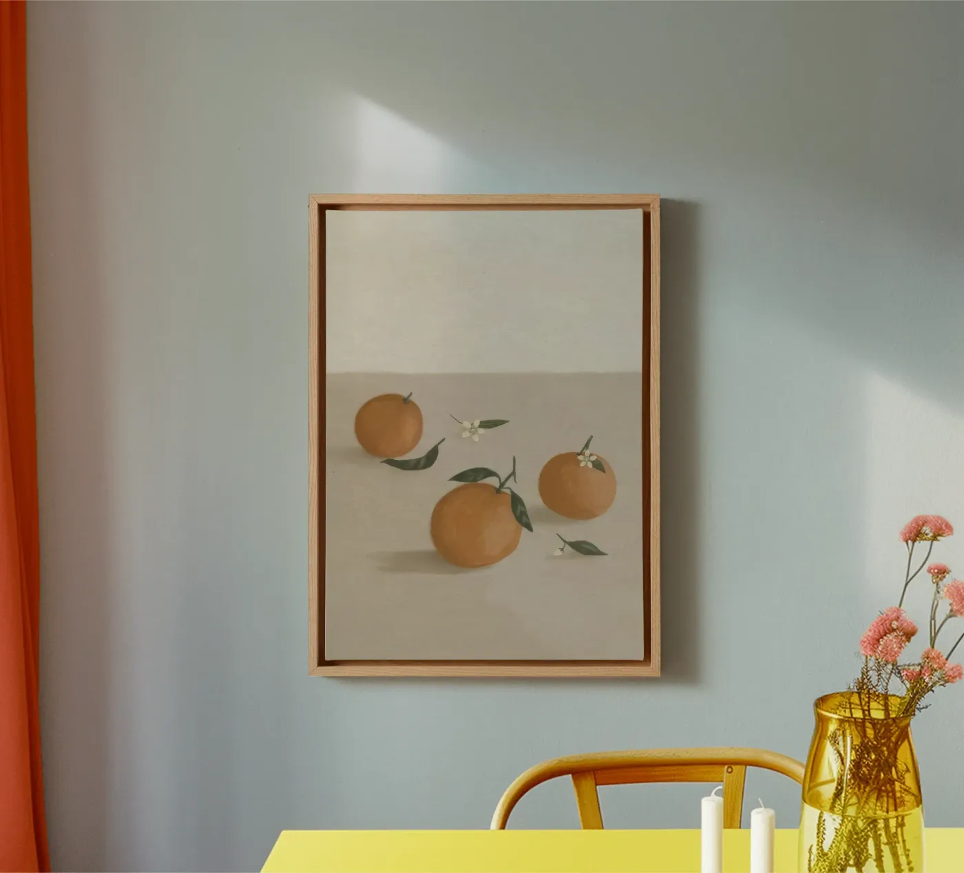 Oranges canvas by delicious kitchen