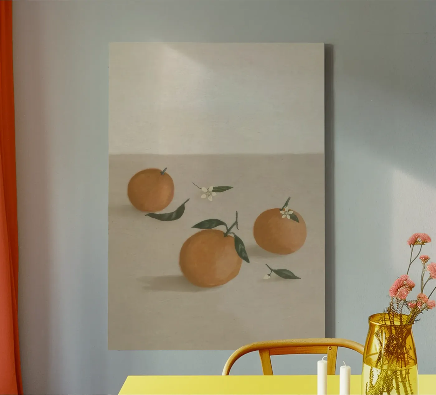 Oranges canvas by delicious kitchen