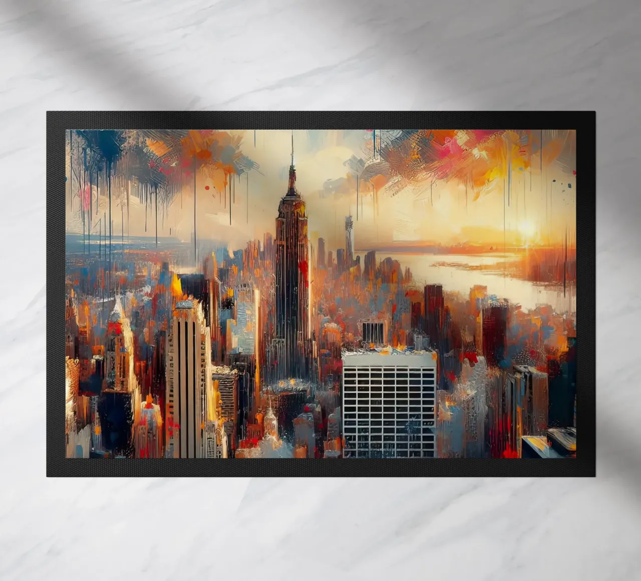 Acquerello di New York zerbino da 🎁 ARTVI-SHOP