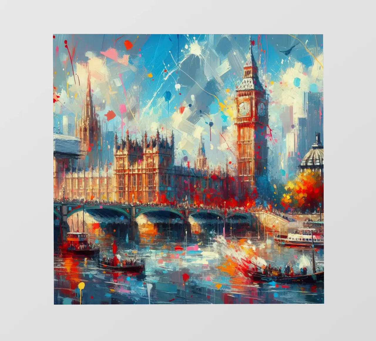 acquerello di londra pellicola backlit da 🎁 ARTVI-SHOP