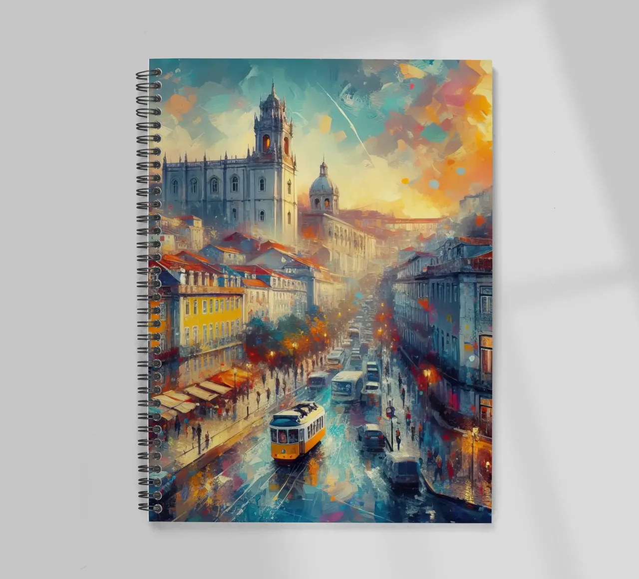 Lissabon Aquarell Ringbuch von 🎁 ARTVI-SHOP