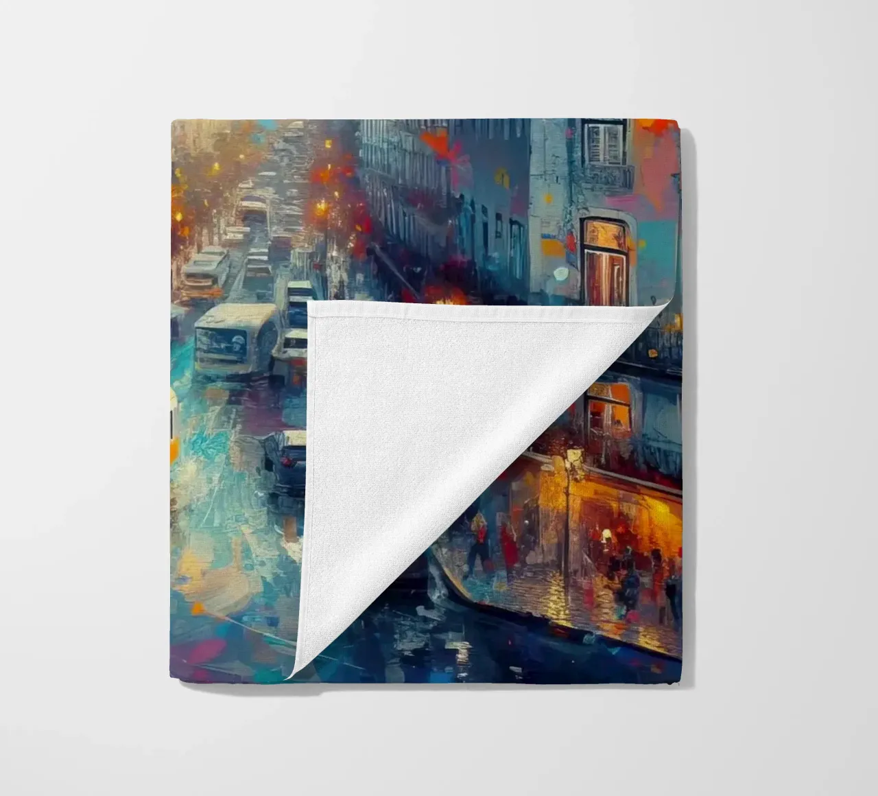Acquerello di Lisbona telo mare da 🎁 ARTVI-SHOP