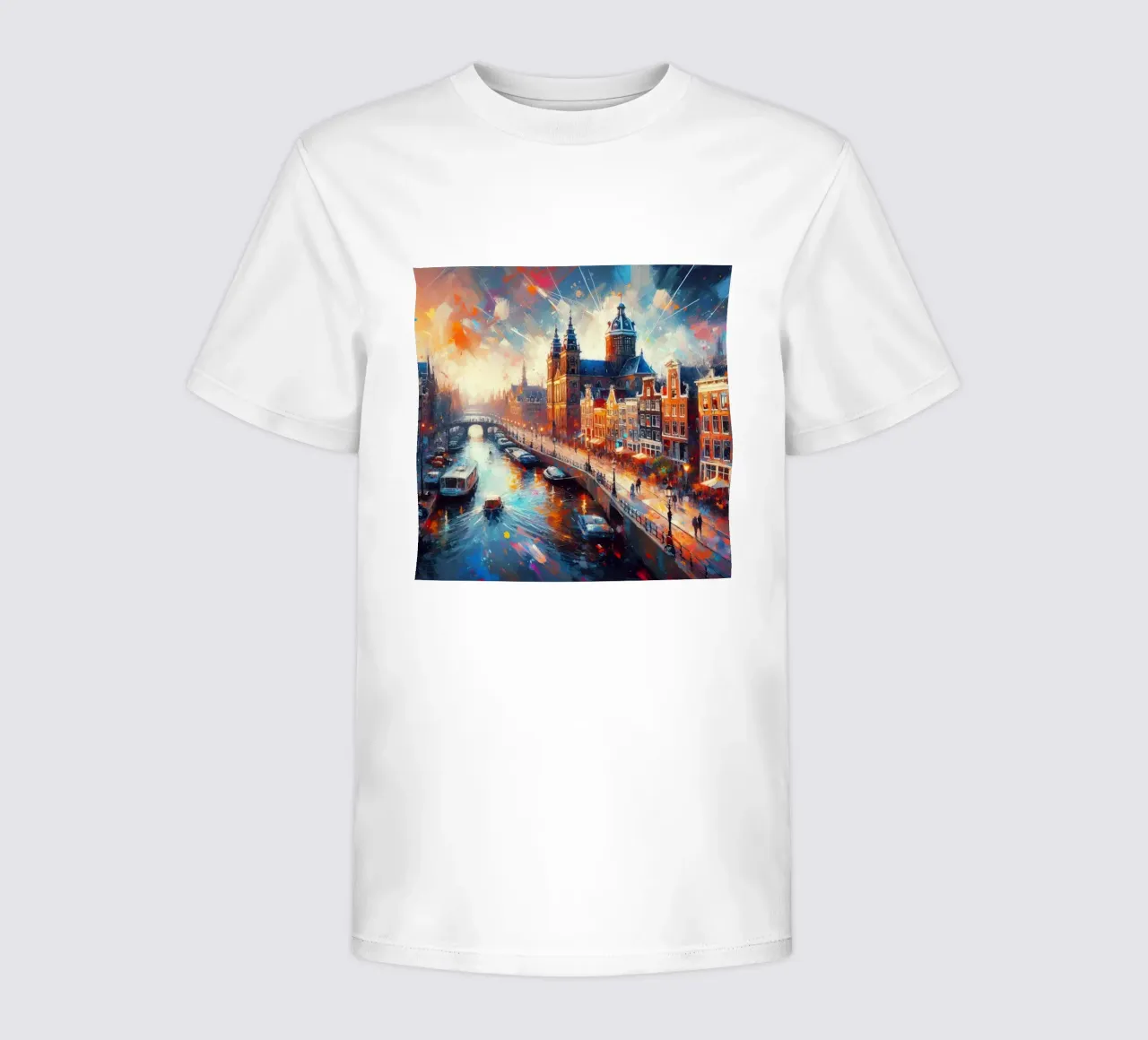 Amsterdam acquerello t-shirt bambini da 🎁 ARTVI-SHOP