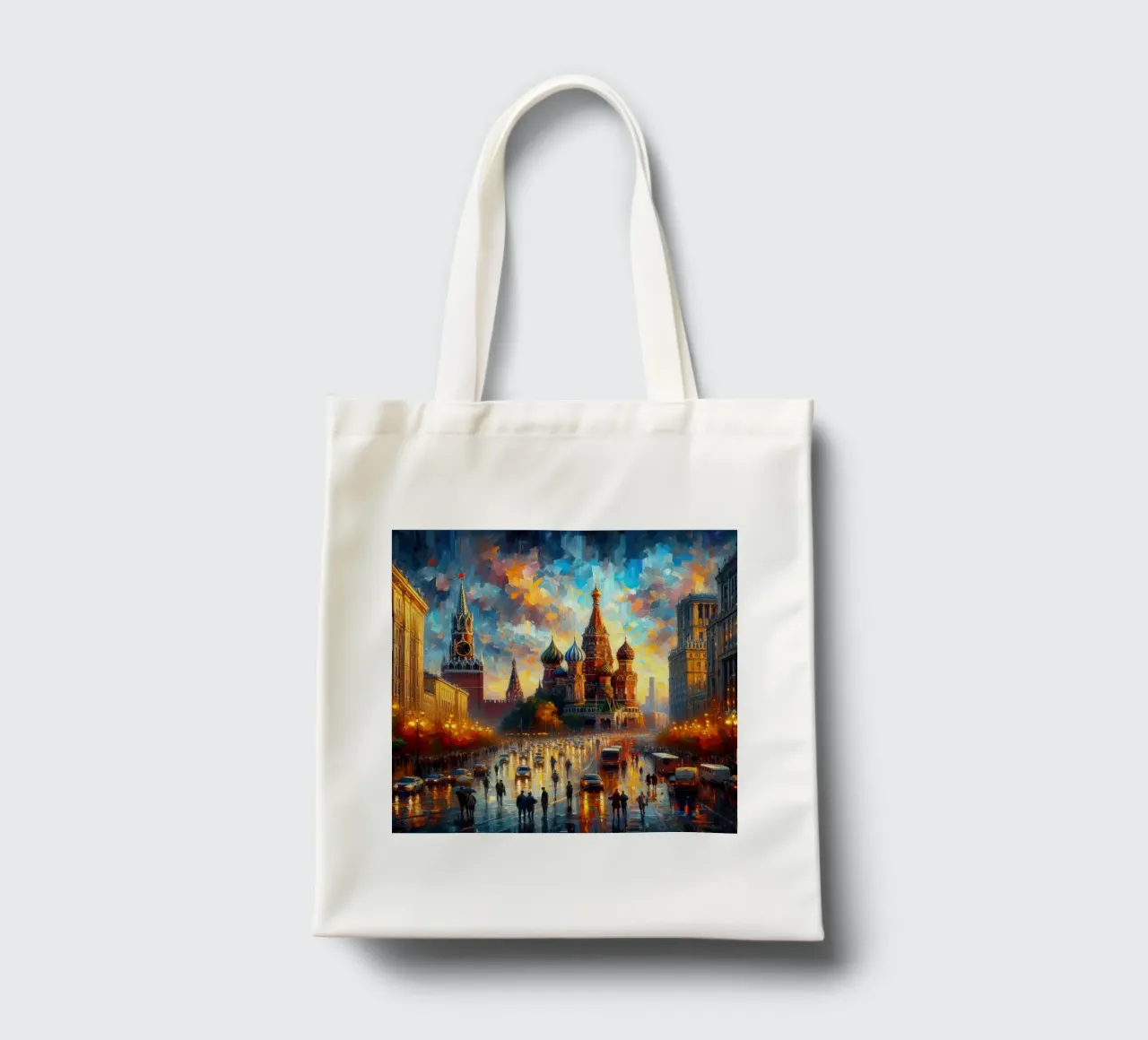 Moscow watercolor tote bag by 🎁 ARTVI-SHOP