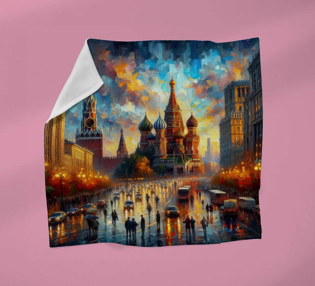 Acquerello di Mosca coperta in pile da 🎁 ARTVI-SHOP