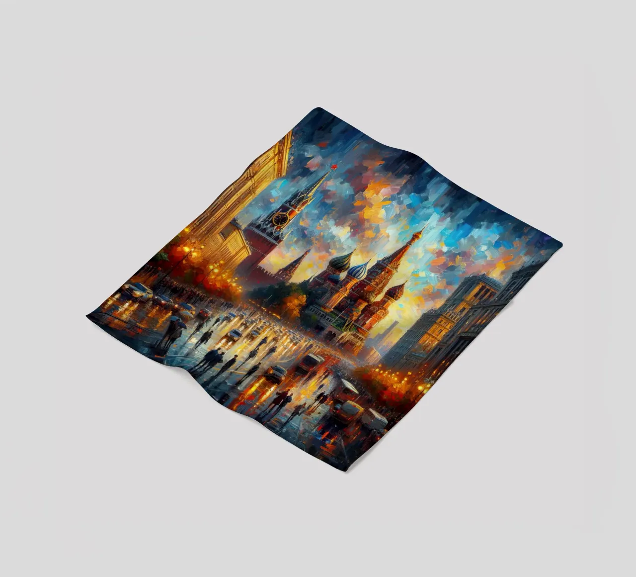Acquerello di Mosca coperta in pile da 🎁 ARTVI-SHOP