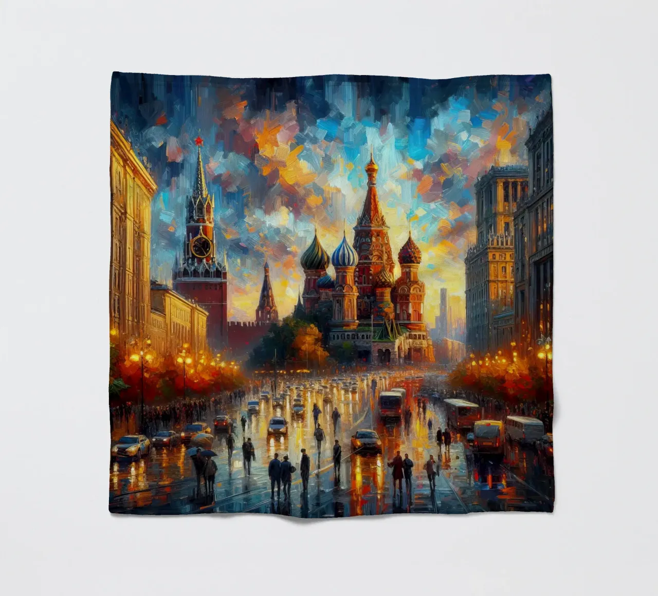 Acquerello di Mosca coperta in pile da 🎁 ARTVI-SHOP