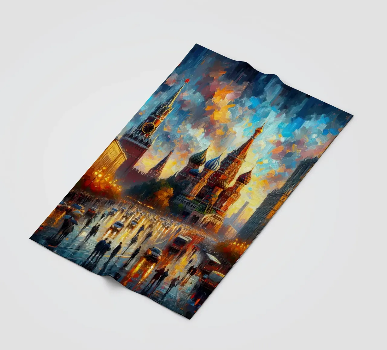 Acquerello di Mosca coperta in pile da 🎁 ARTVI-SHOP