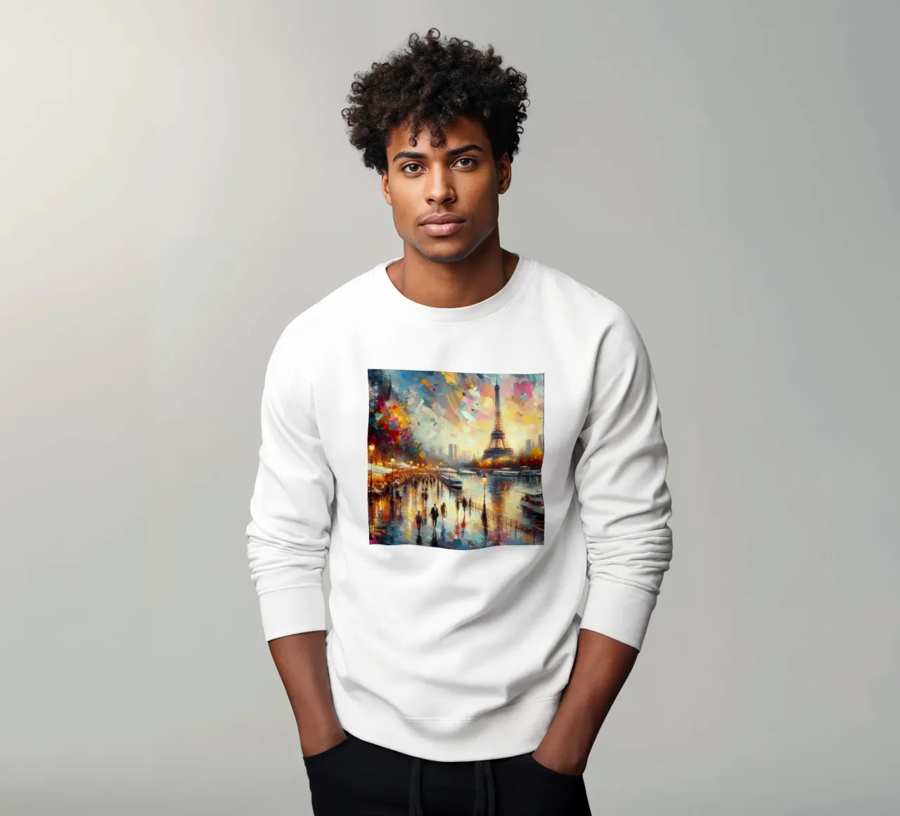 Acquerello di Parigi felpa da ARTVI-SHOP