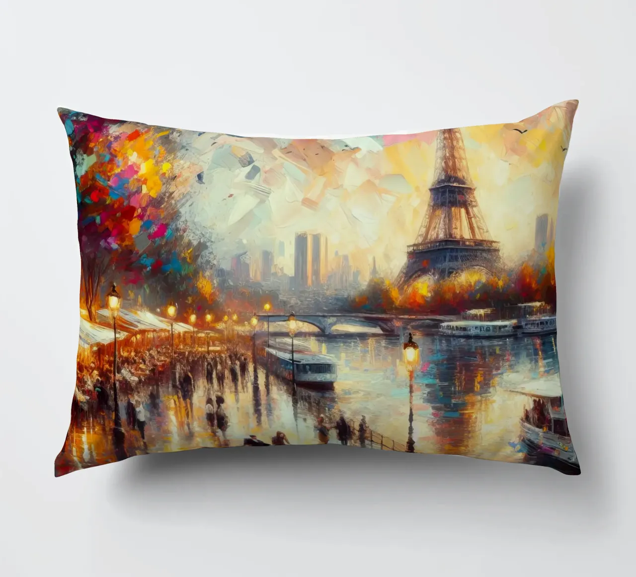 Acquerello di Parigi cuscino da 🎁 ARTVI-SHOP