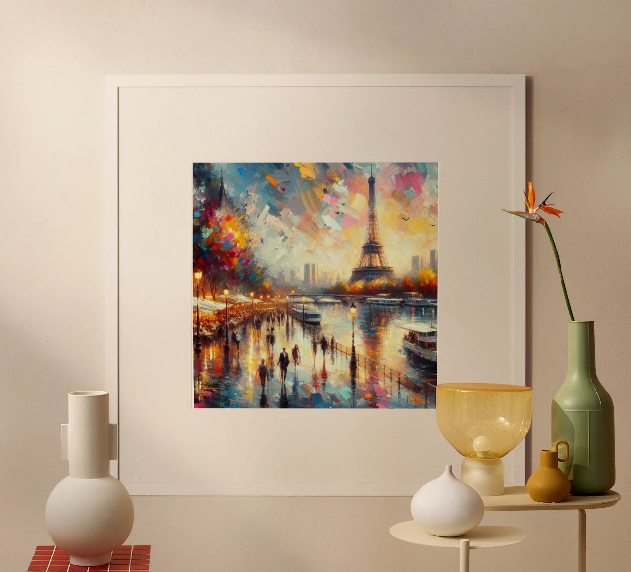 Pariser Aquarell Poster von ARTVI-SHOP
