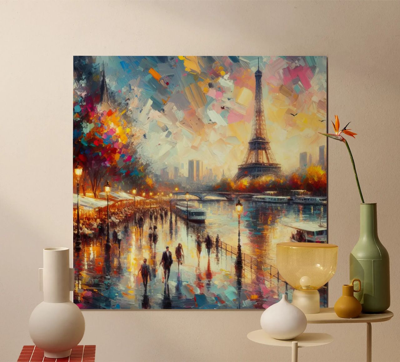 Pariser Aquarell Poster von ARTVI-SHOP