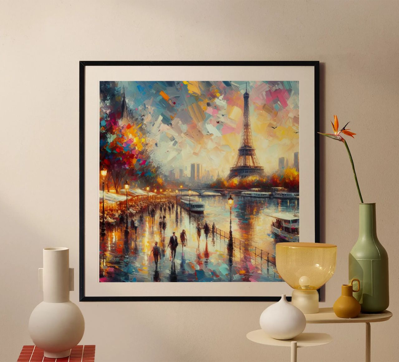 Pariser Aquarell Poster von ARTVI-SHOP