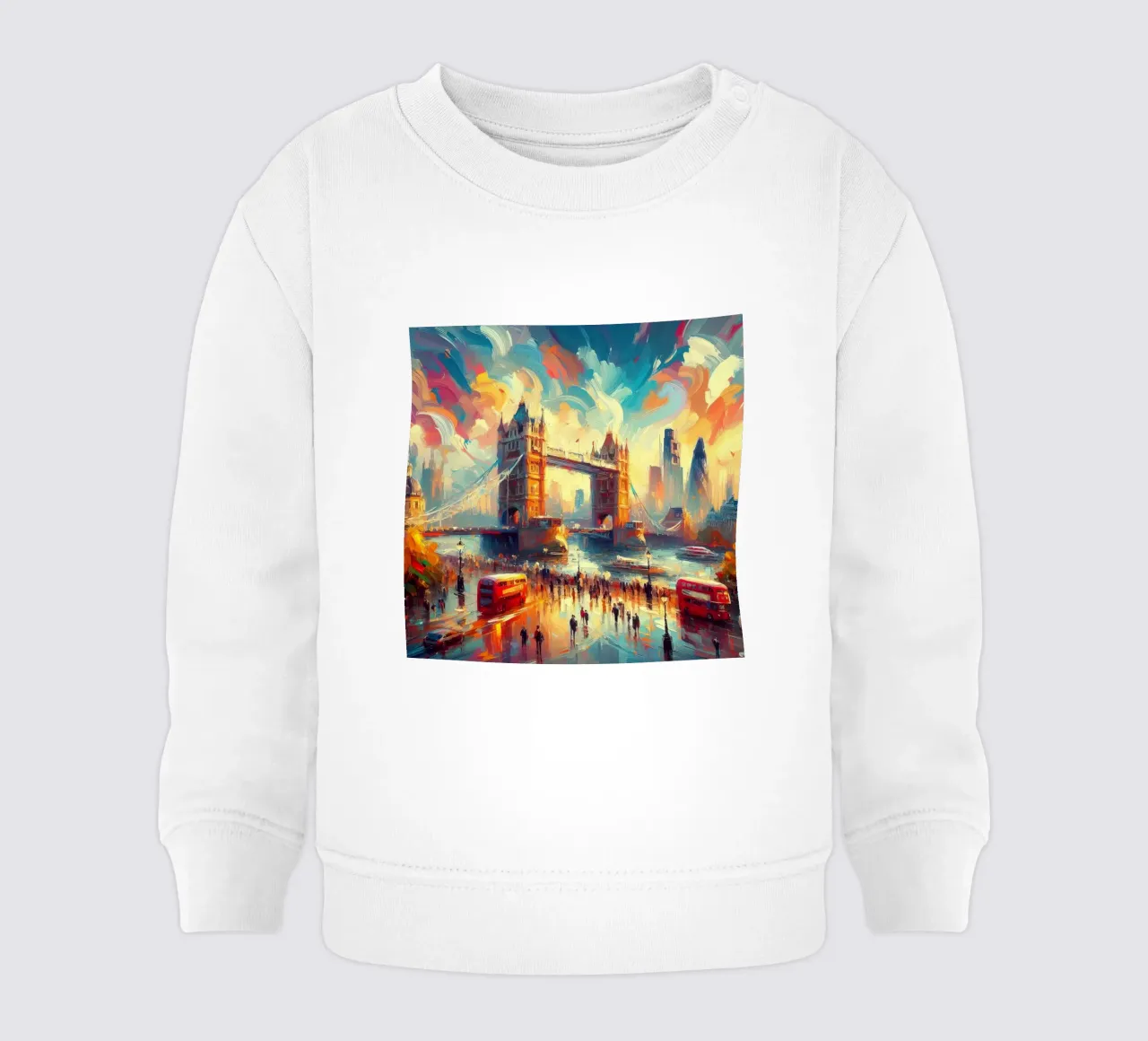 acquerello di londra felpa neonato da ARTVI-SHOP