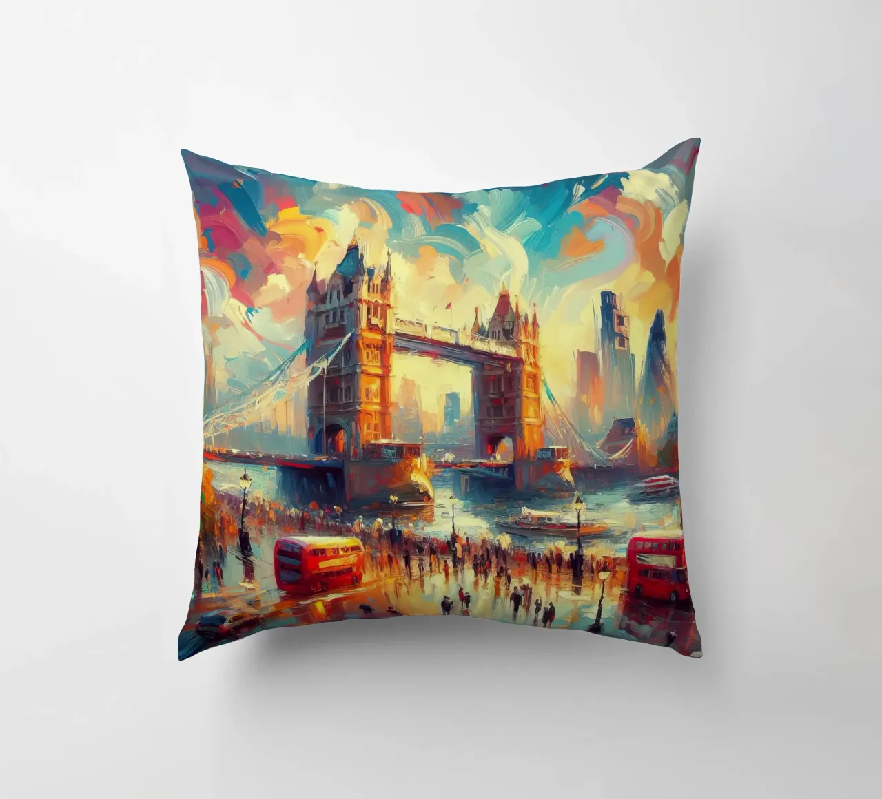 acquerello di londra cuscino da 🎁 ARTVI-SHOP