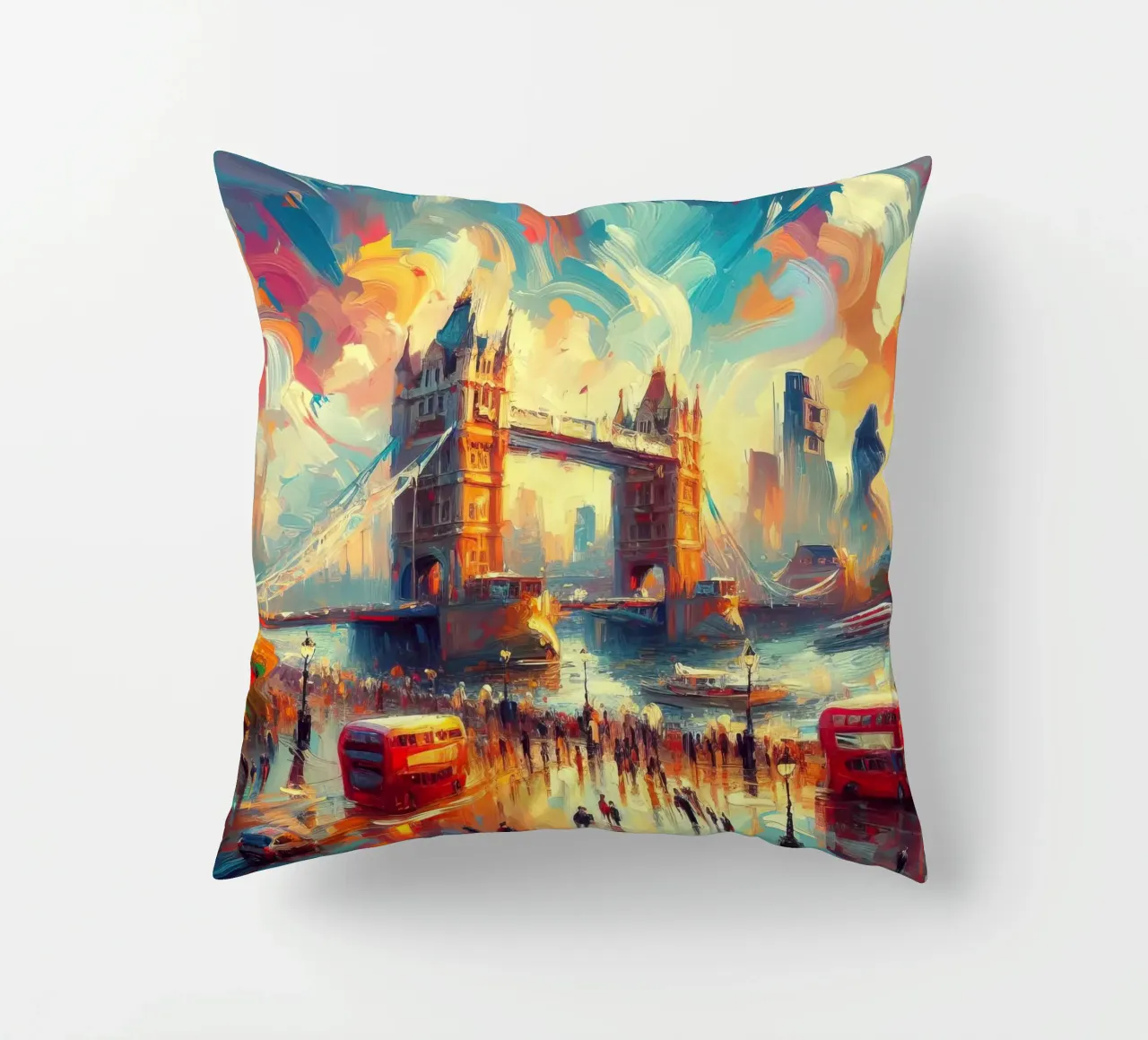 acquerello di londra cuscino da 🎁 ARTVI-SHOP