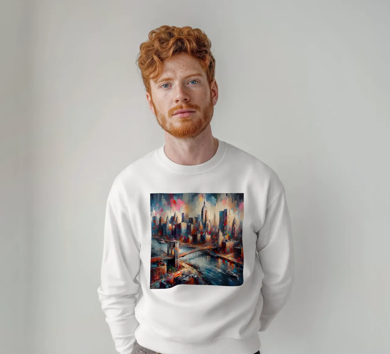 Acquerello di New York felpa da ARTVI-SHOP