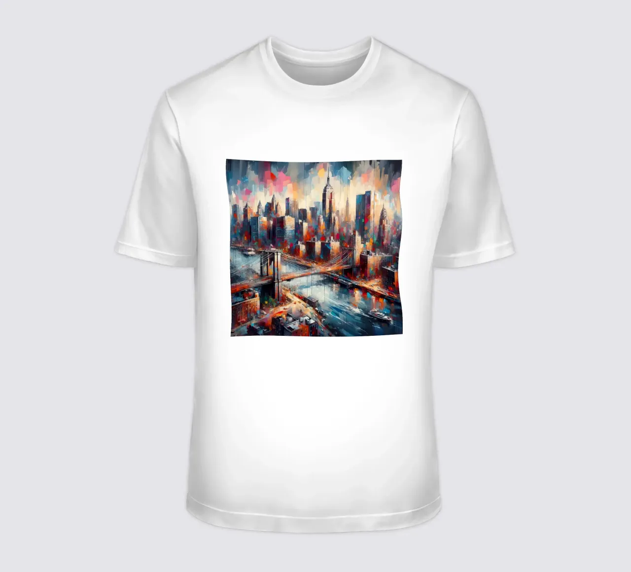 Acquerello di New York t-shirt da 🎁 ARTVI-SHOP