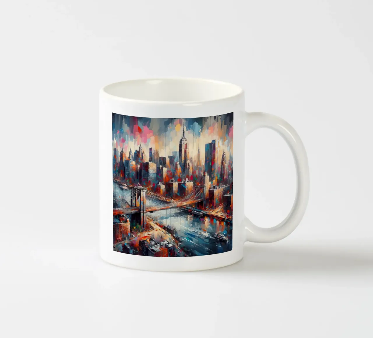 Acquerello di New York tazza in ceramica da ARTVI-SHOP