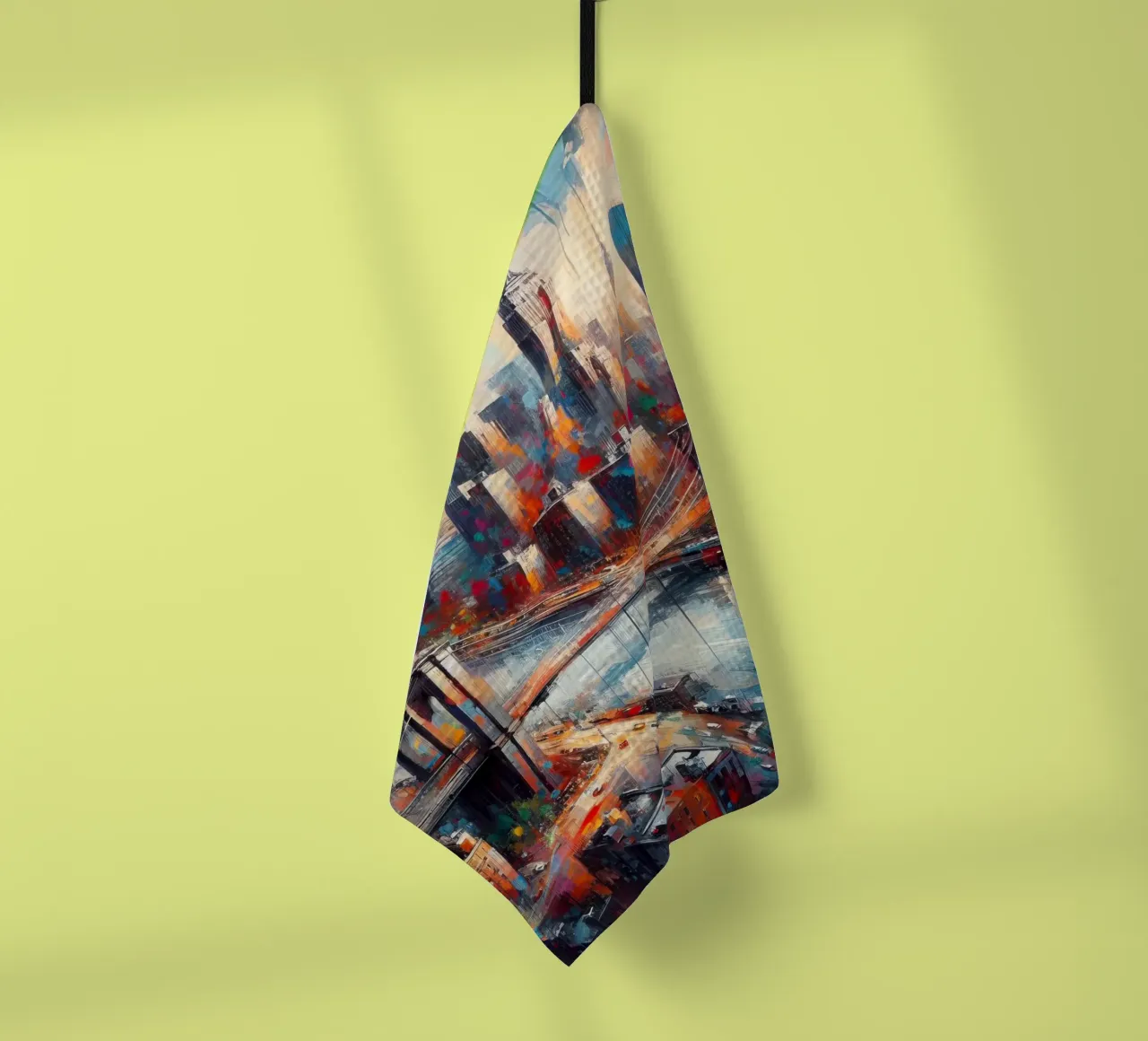 Acquerello di New York canovaccio da cucina da 🎁 ARTVI-SHOP