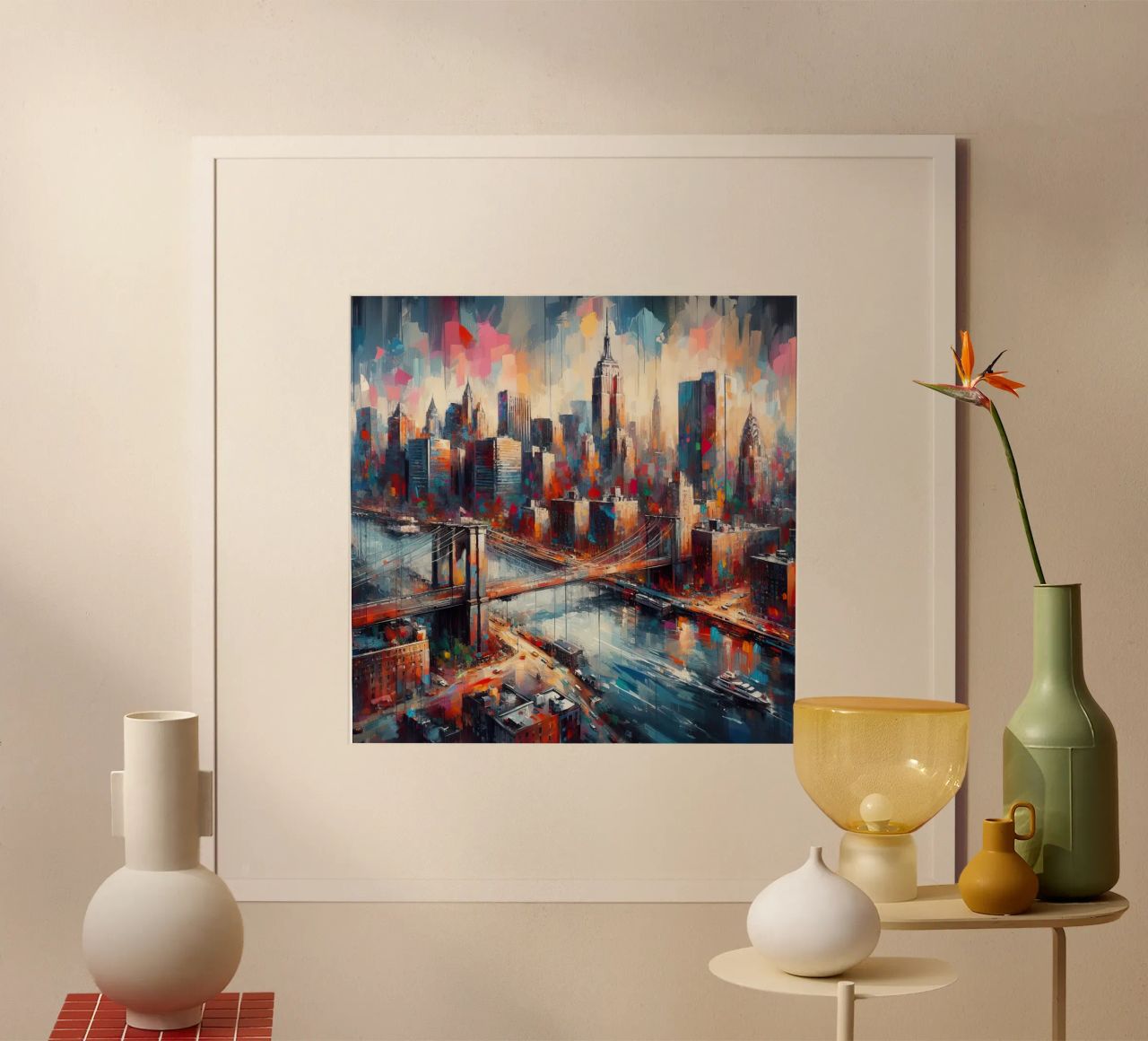 Acuarela de Nueva York poster de ARTVI-SHOP