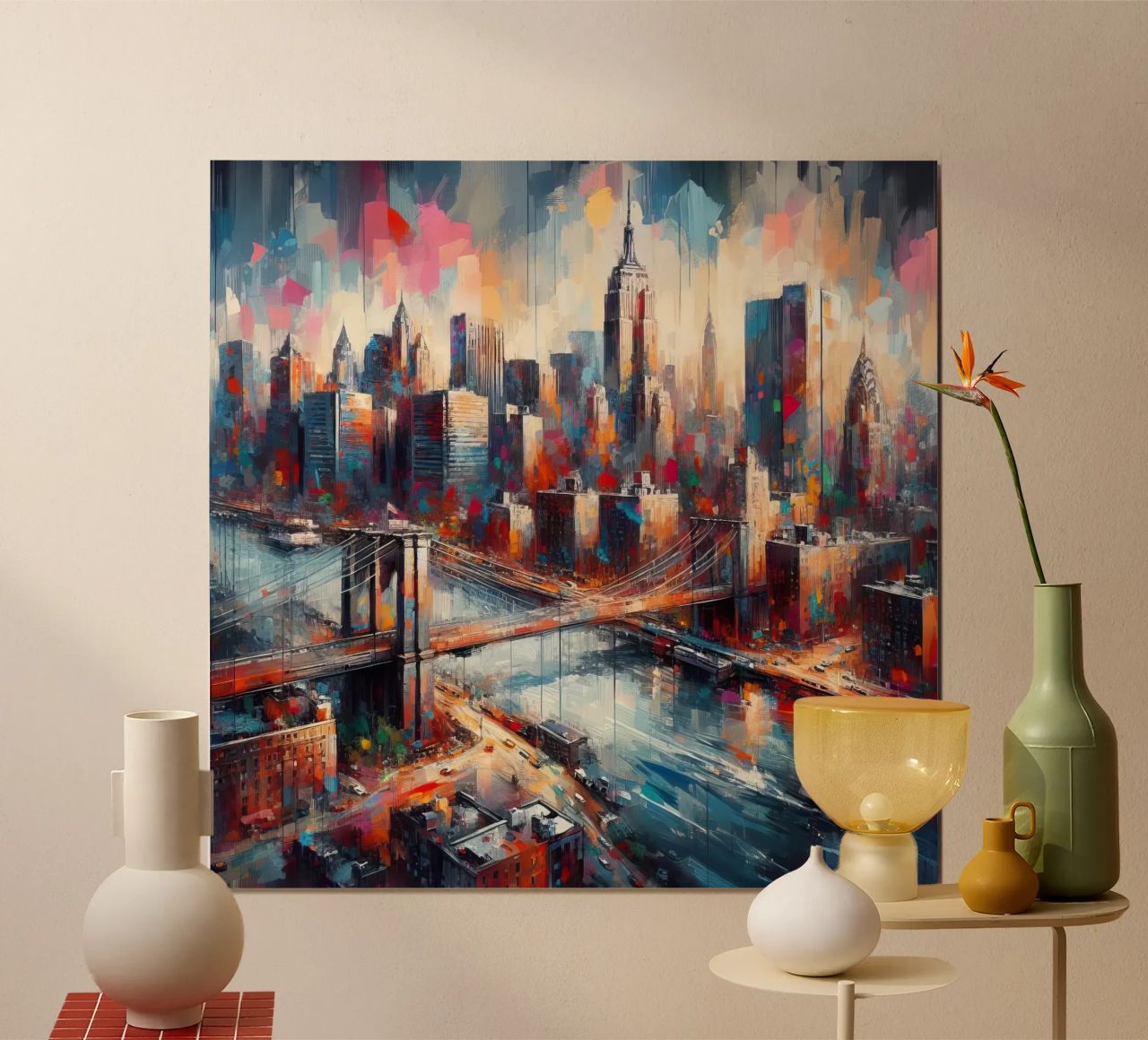 Acuarela de Nueva York poster de ARTVI-SHOP