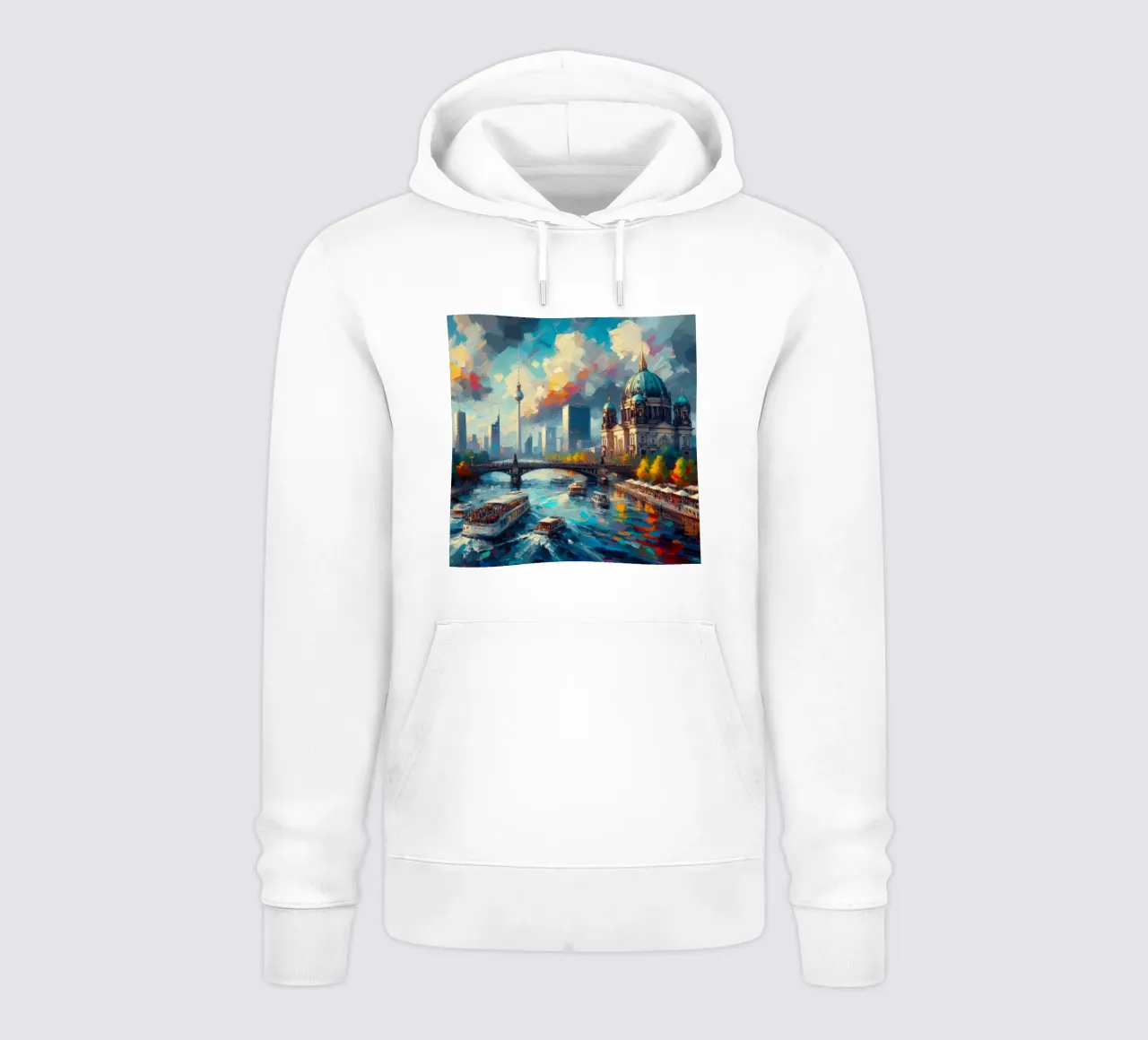 Acquerello di Berlino felpa con cappuccio da ARTVI-SHOP