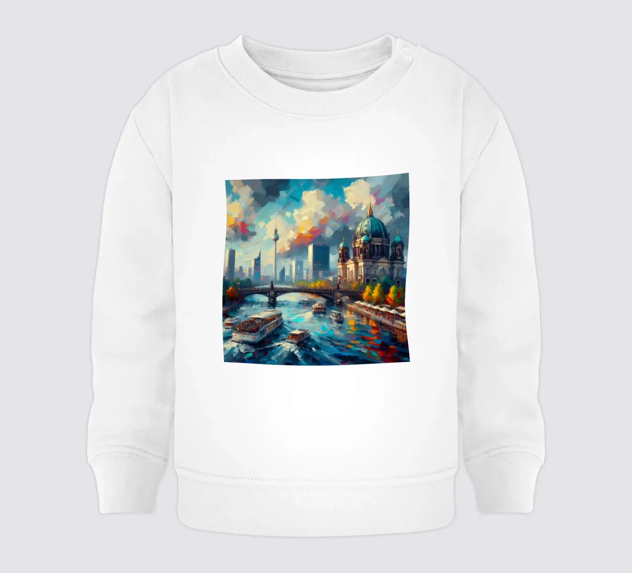 Acquerello di Berlino felpa neonato da ARTVI-SHOP