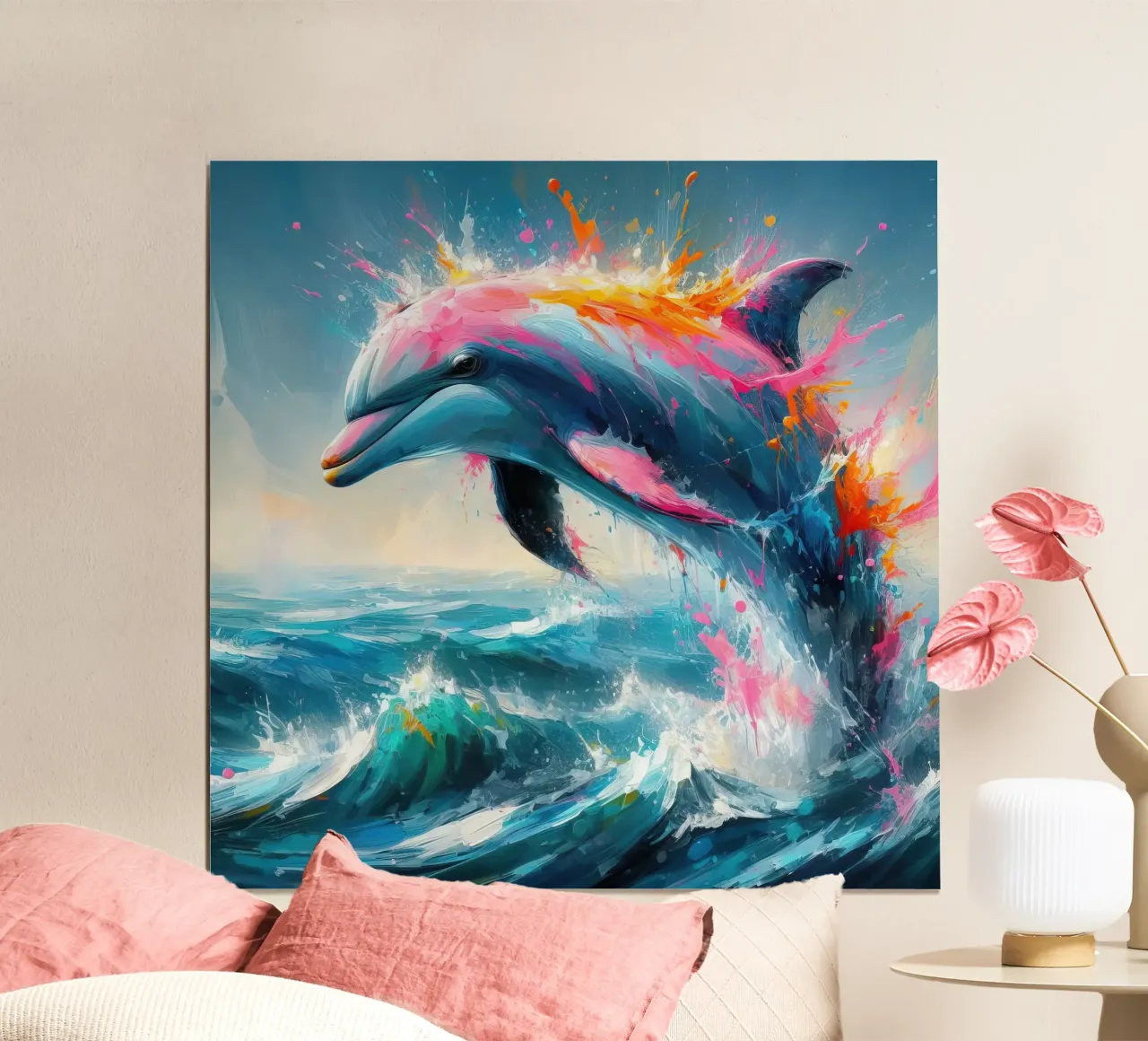 Delfin in Aquarell Hahnemühle von 🎁 ARTVI-SHOP