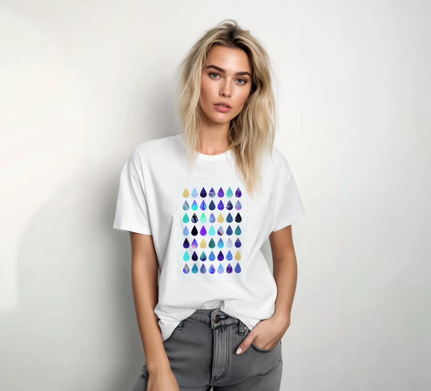 Rain t-shirt da Elisabeth Fredriksson