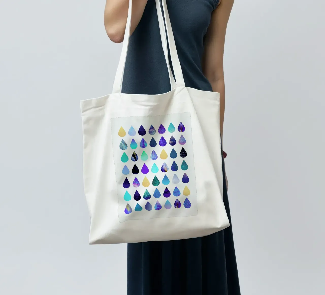 Rain Jutebeutel von Elisabeth Fredriksson