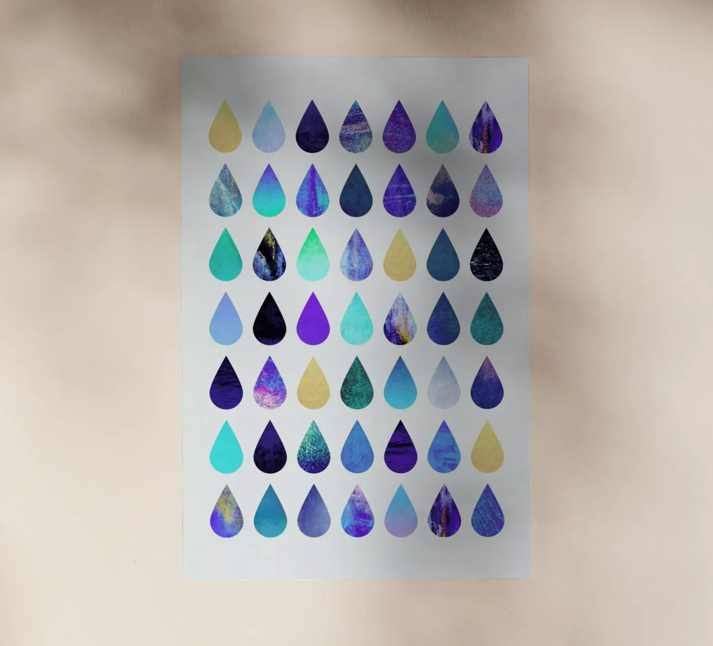 Rain Backlit Folie von Elisabeth Fredriksson