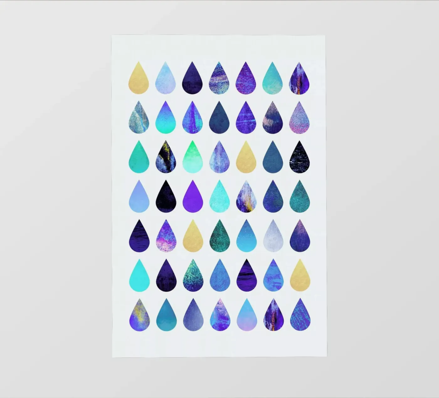 Rain Backlit Folie von Elisabeth Fredriksson